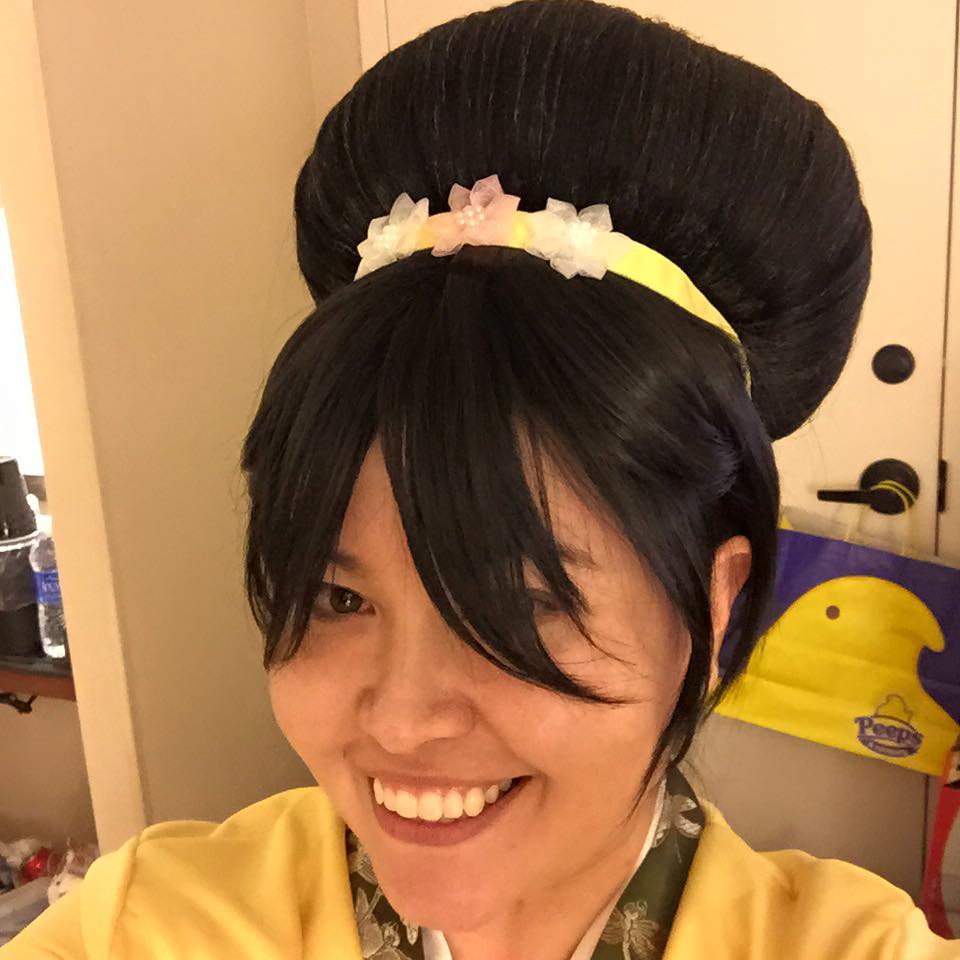 GamerGirlX as Toph from Avatar the Last Airbender in Garden Dress